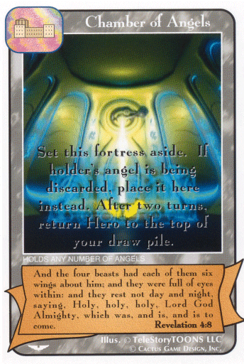 Chamber of Angels card from Redemption The Card Game
