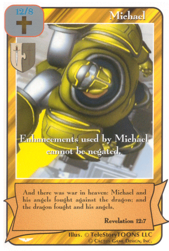 Michael card from Redemption The Card Game