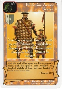 Philistine Armor Bearer card from Redemption The Card Game